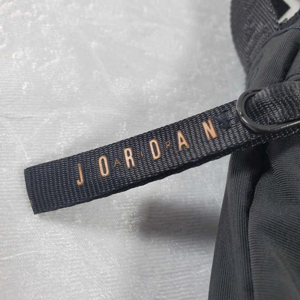 Jordan Jumpman Black Crossbody Festival Bag Adjustable Strap Rose Gold Logo - Picture 4 of 9